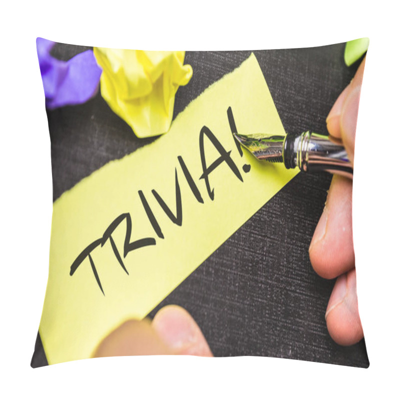 Personality  Trivia On A Concept Image Pillow Covers