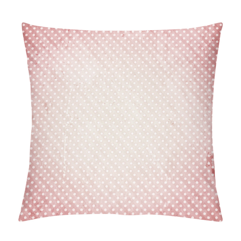 Personality  Distressed Pale Rose Background With Dots Pillow Covers