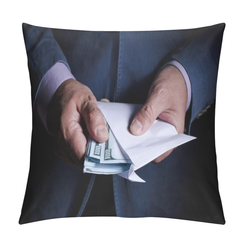 Personality  Money Laundering In Offshore And Criminal Capitals. The Concept Of Anti Laundering Money ALM. Pillow Covers