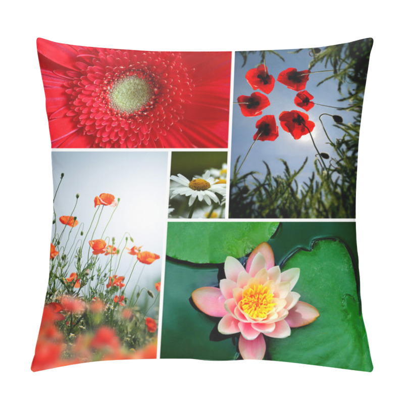 Personality  Flower Collage Pillow Covers