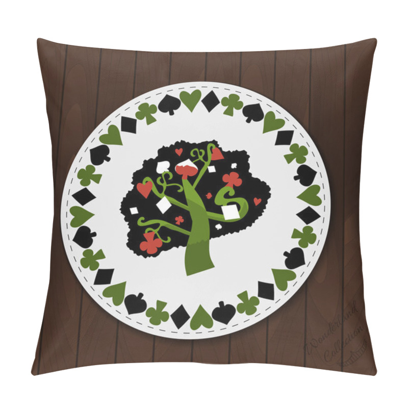 Personality  A Tree - Drink Coaster From Wonderland Forest Pillow Covers