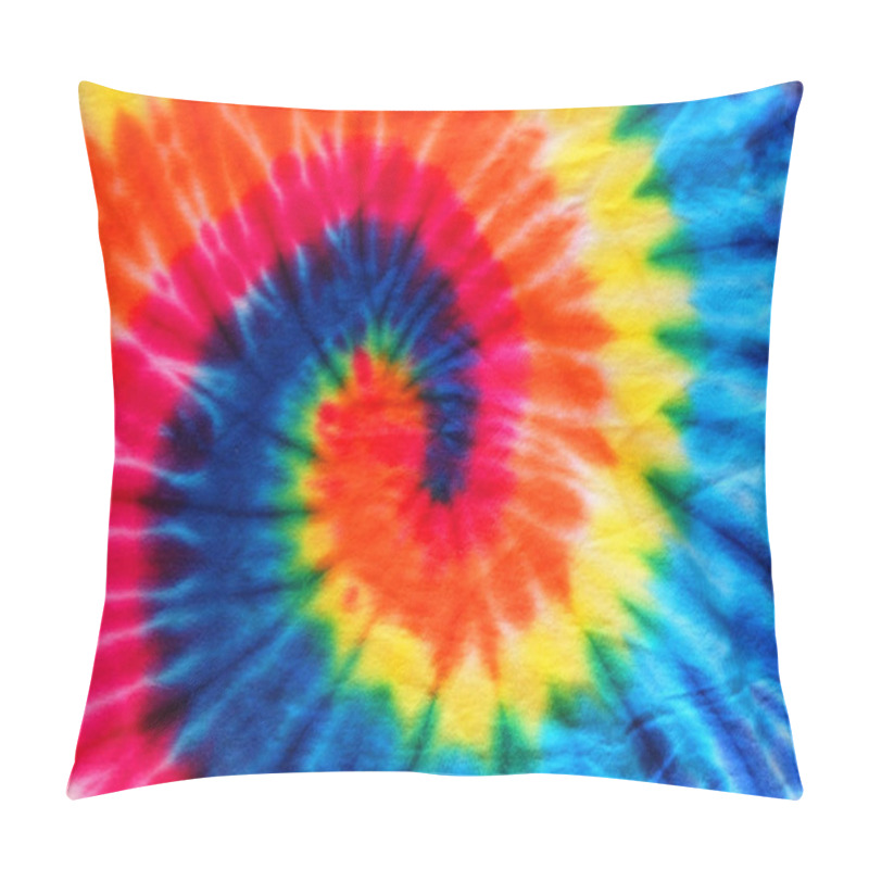 Personality  Close Up Tie Dye Fabric Pattern Background Pillow Covers