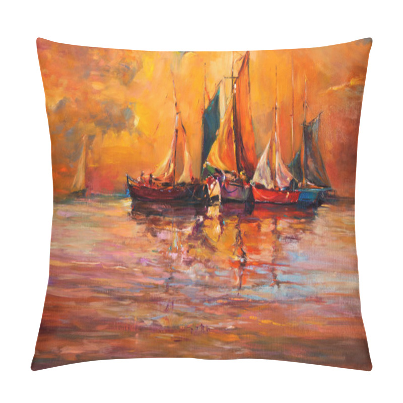 Personality  Boats And Ocean Pillow Covers