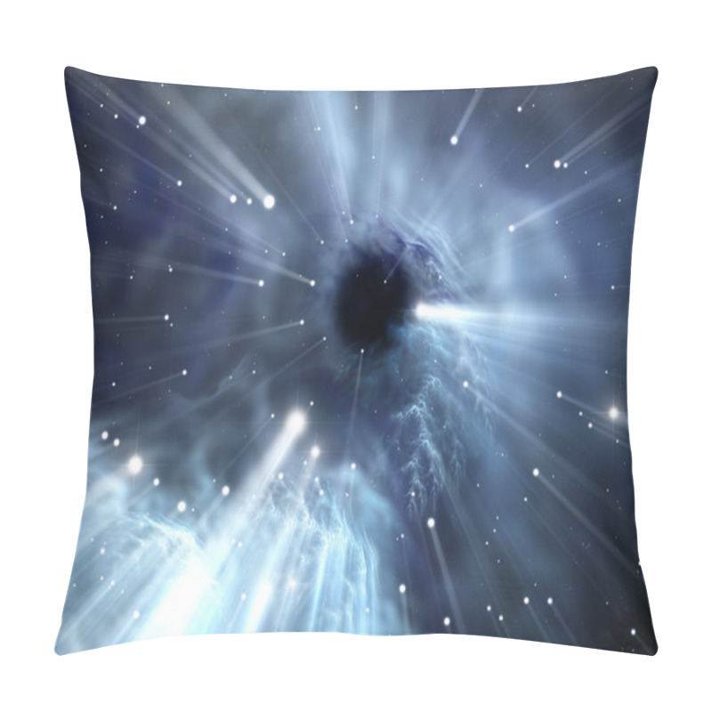 Personality  Heavy Black Hole. Pillow Covers