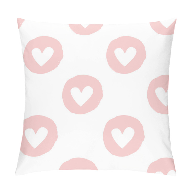 Personality  Seamless Pattern With Hearts Pillow Covers