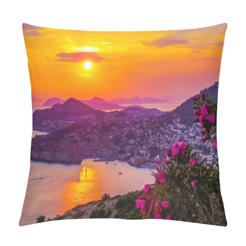 Personality  Magical Sunset In Dubrovnik, Croatia Pillow Covers