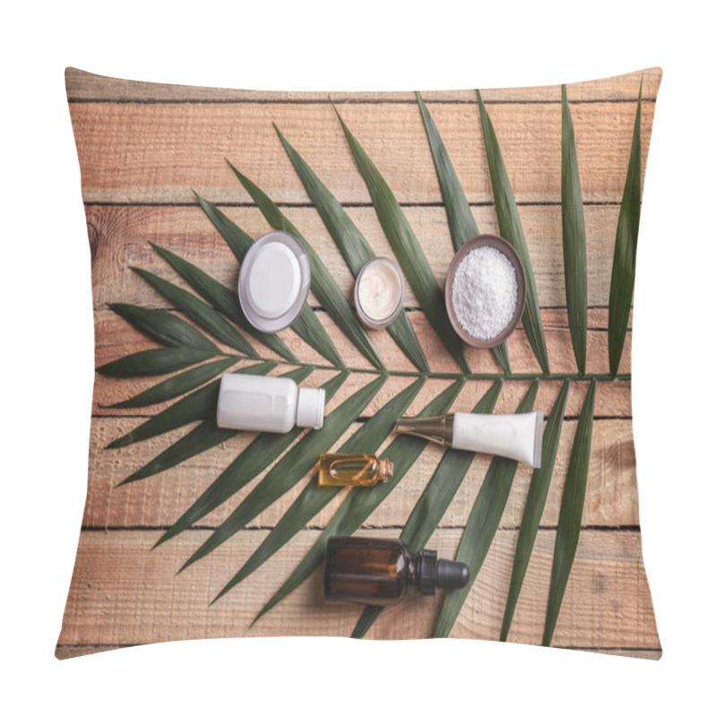 Personality  Cosmetic With Green Leaf Pillow Covers