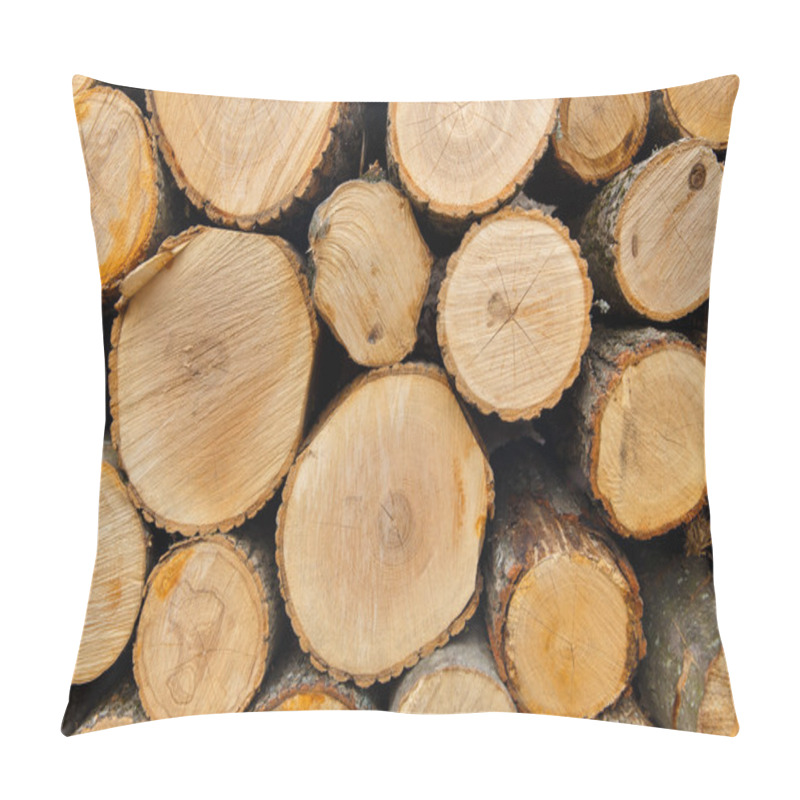 Personality  Pile Of Wood Pillow Covers