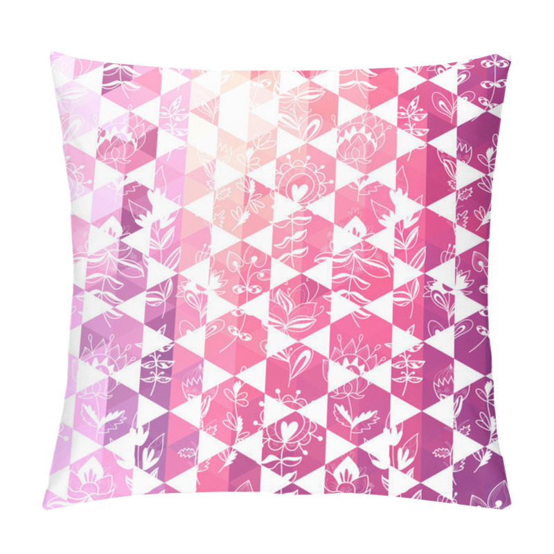 Personality  Pattern Geometric With Triangle And Hexagon Pillow Covers