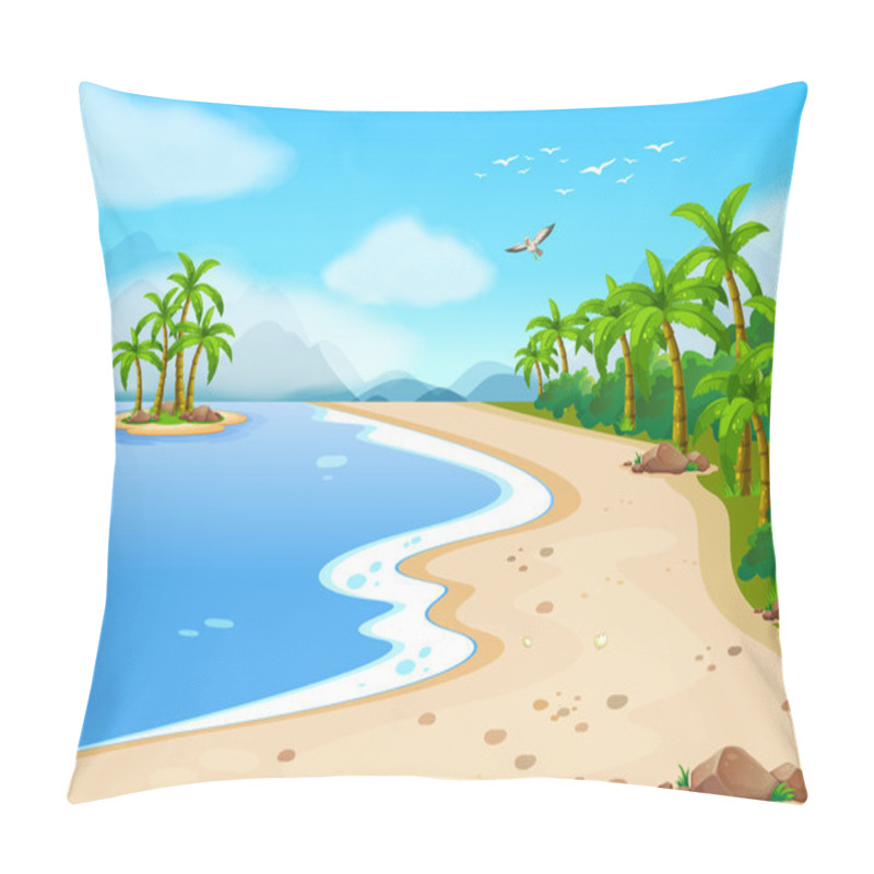 Personality  Beach Pillow Covers