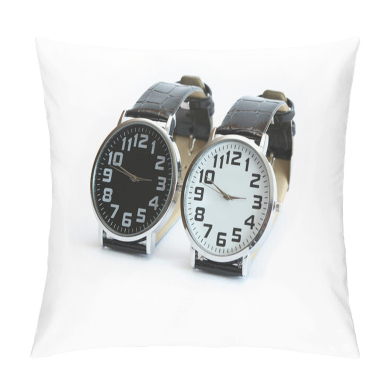 Personality  Black And White Watches Pillow Covers