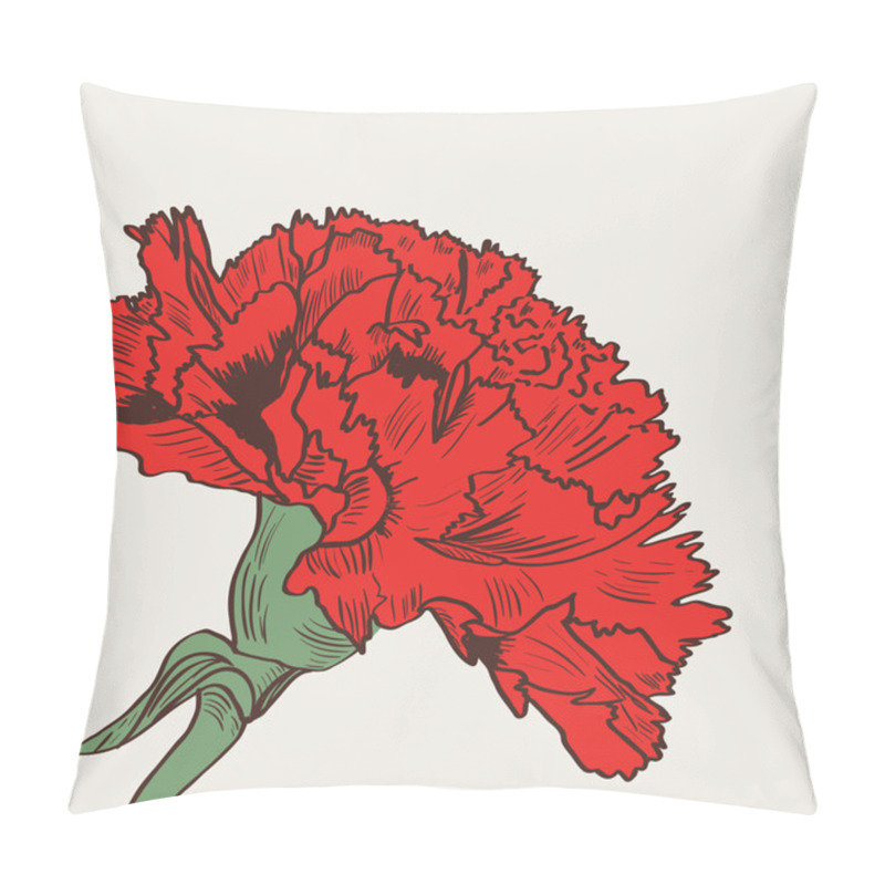 Personality  Carnation Pillow Covers