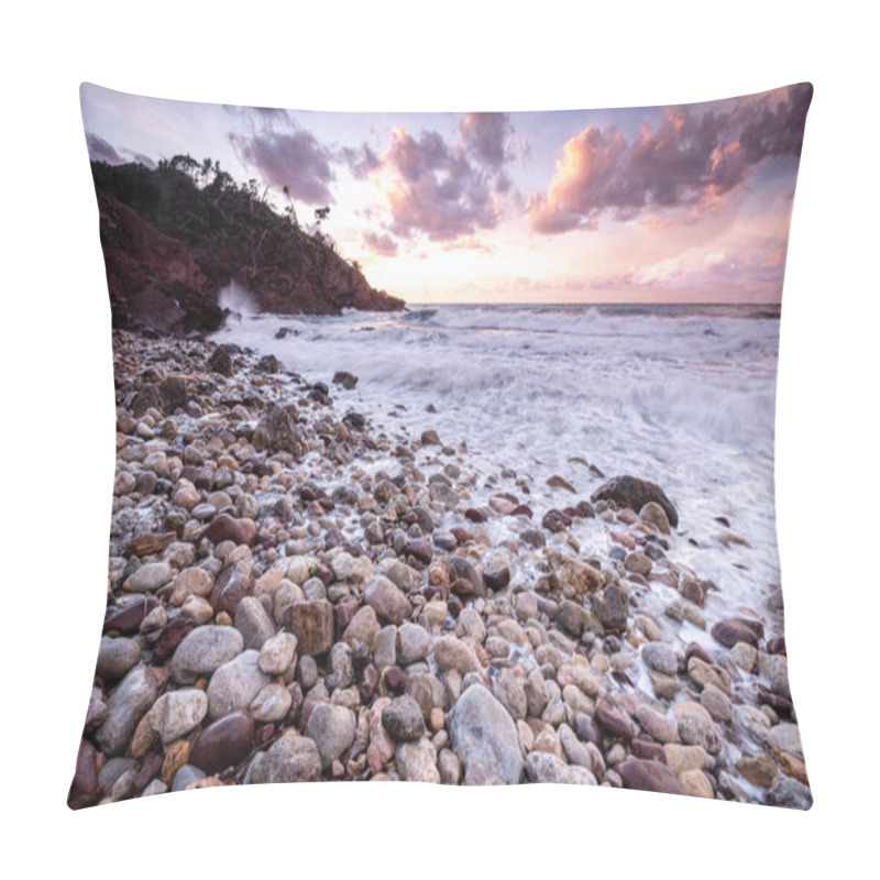 Personality  Son Bunyola Beach, Port Des Canonge, Banyalbufar, Mallorca, Spain Pillow Covers