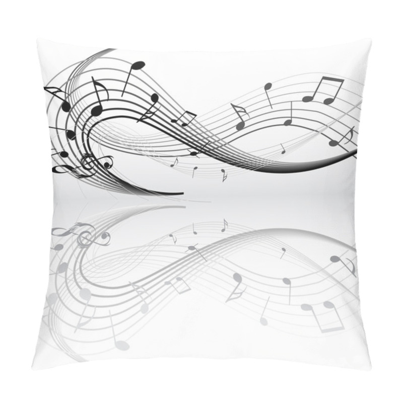 Personality  Music Notes Pillow Covers