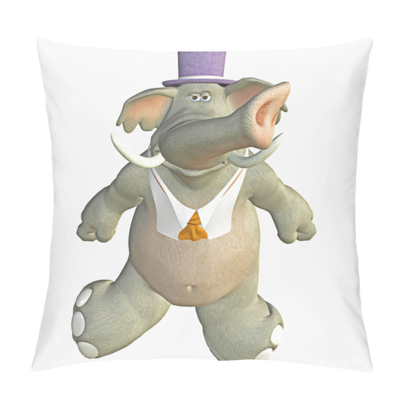 Personality  Cute Toon Elephant Pillow Covers