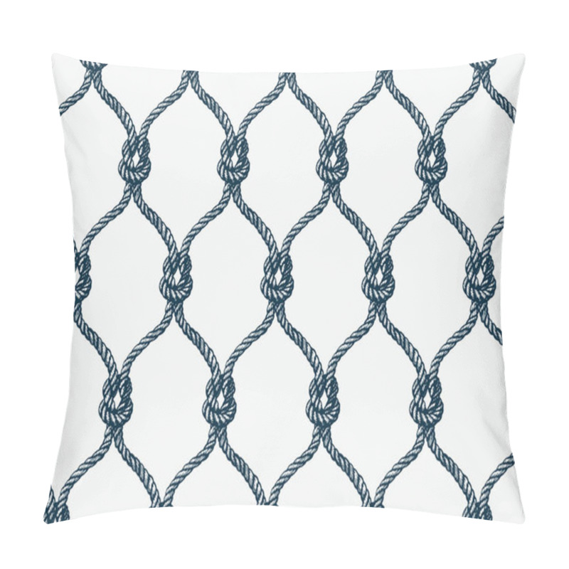 Personality  Rope Seamless Tied Fishnet Pattern Pillow Covers