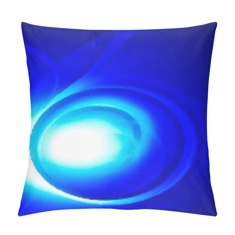 Personality  Blue Energy Swirl Pillow Covers