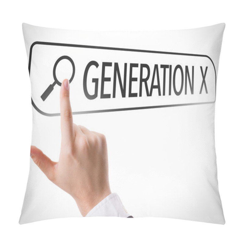 Personality  Generation X Written In Search Bar Pillow Covers