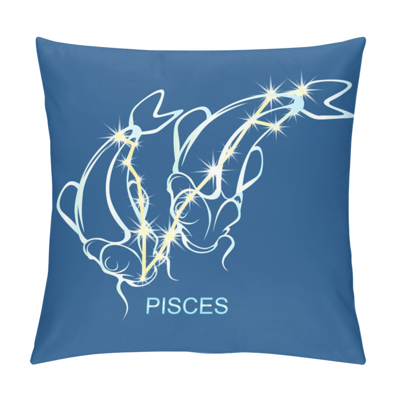 Personality  Pisces Astrological Sign Pillow Covers