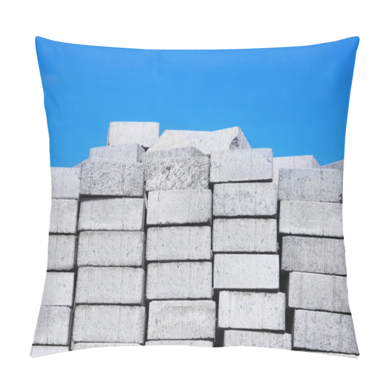 Personality  Pile Of White Bricks Pillow Covers