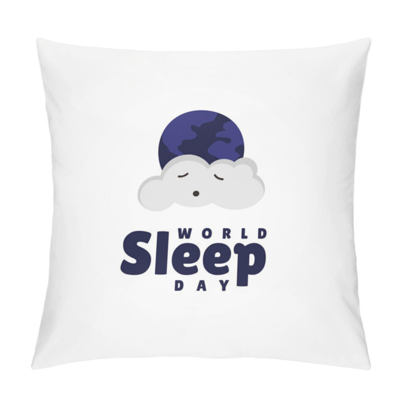 Personality  World Sleep Day Vector Design For Banner Or Background Pillow Covers