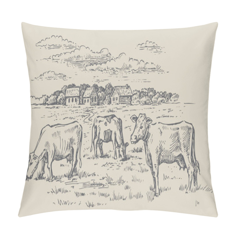 Personality  Village And Landscape Pillow Covers