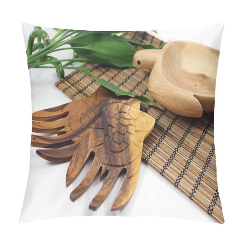 Personality  Oriental Wooden Tableware. Kitchen Accessories Pillow Covers