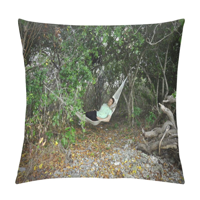 Personality  Hammock In Jungle Pillow Covers