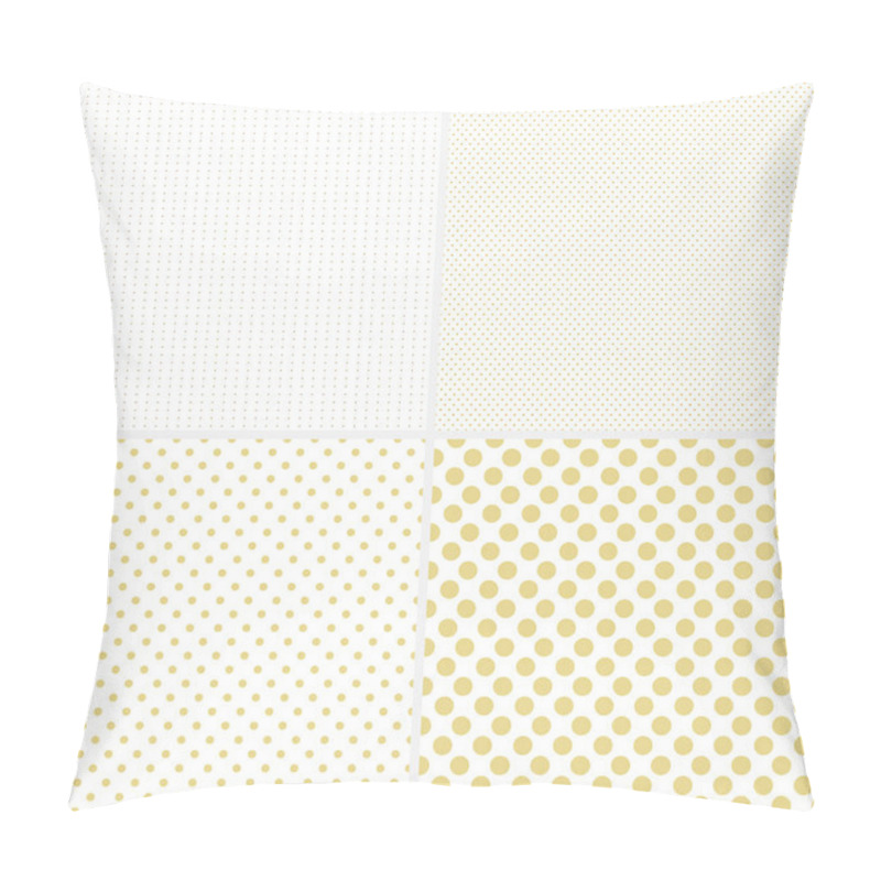 Personality  Seamless Dotted Patterns. Pillow Covers