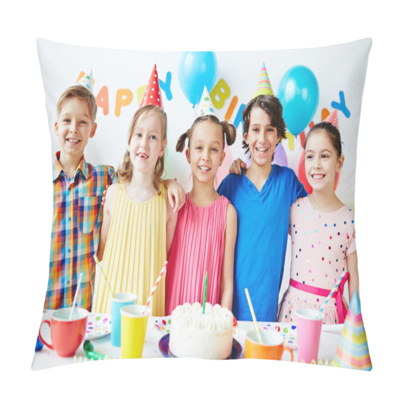 Personality  Kids Enjoying Birthday Party Pillow Covers