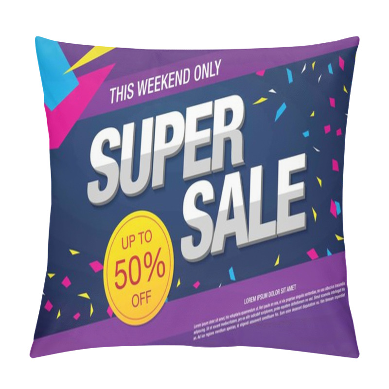 Personality  Super Sale Banner.  Pillow Covers