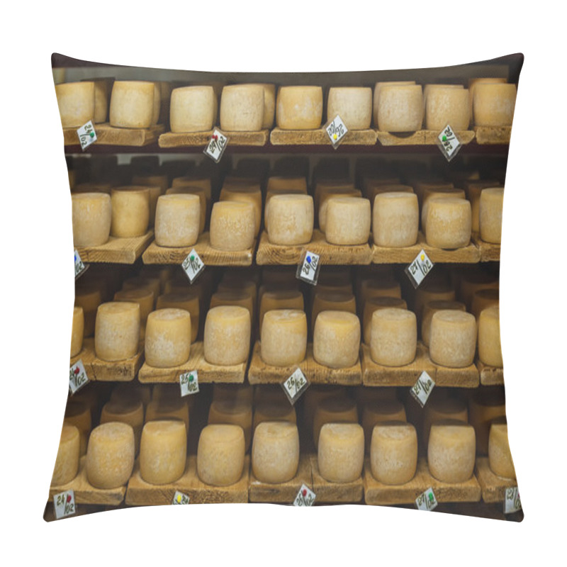 Personality  Wheels Of Cheese In A Maturing Storehouse Pillow Covers