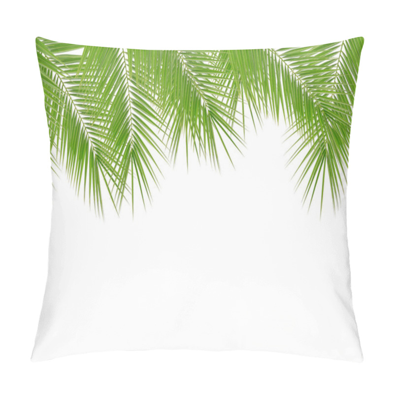 Personality  Leaves Of Palm Tree Pillow Covers