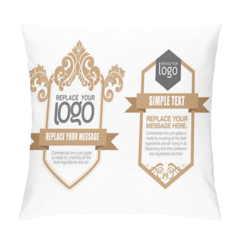 Personality  Vector Set: Thai Art Design Elements And Page Decoration Pillow Covers