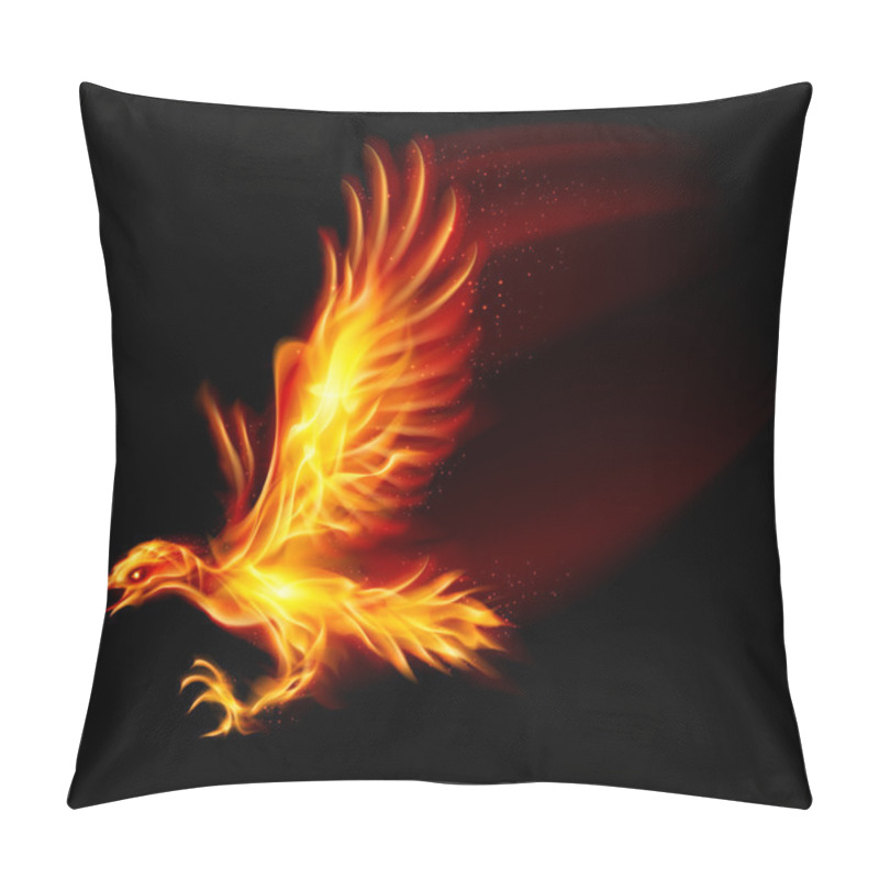 Personality  Flaming Hawk Pillow Covers