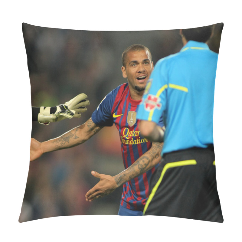 Personality  Dani Alves Of Barcelona Pillow Covers