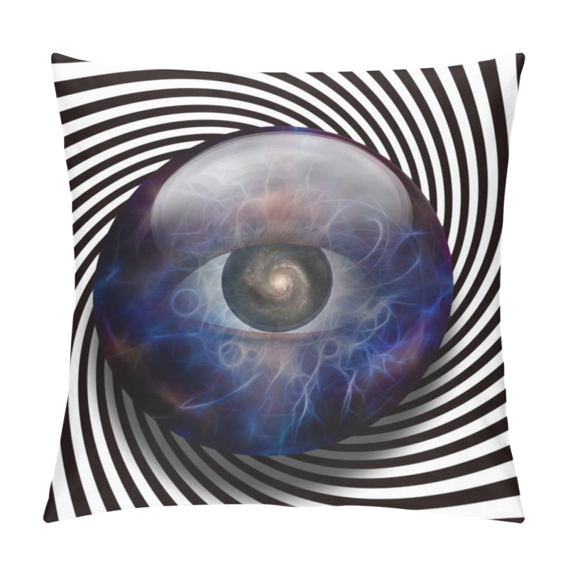 Personality  Eye Galaxy Spiral Pillow Covers