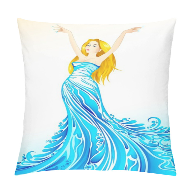 Personality  Water Lady Pillow Covers