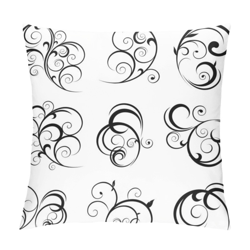 Personality  Vector Scroll Ornament Pillow Covers