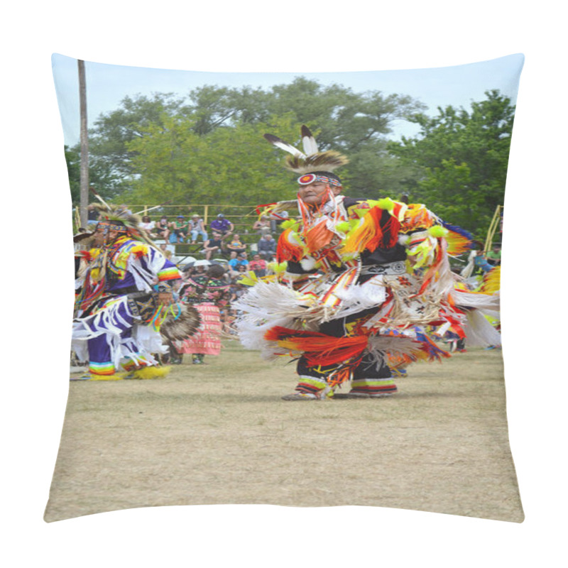 Personality  Fancy Feather Dancers Pow Wow Pillow Covers