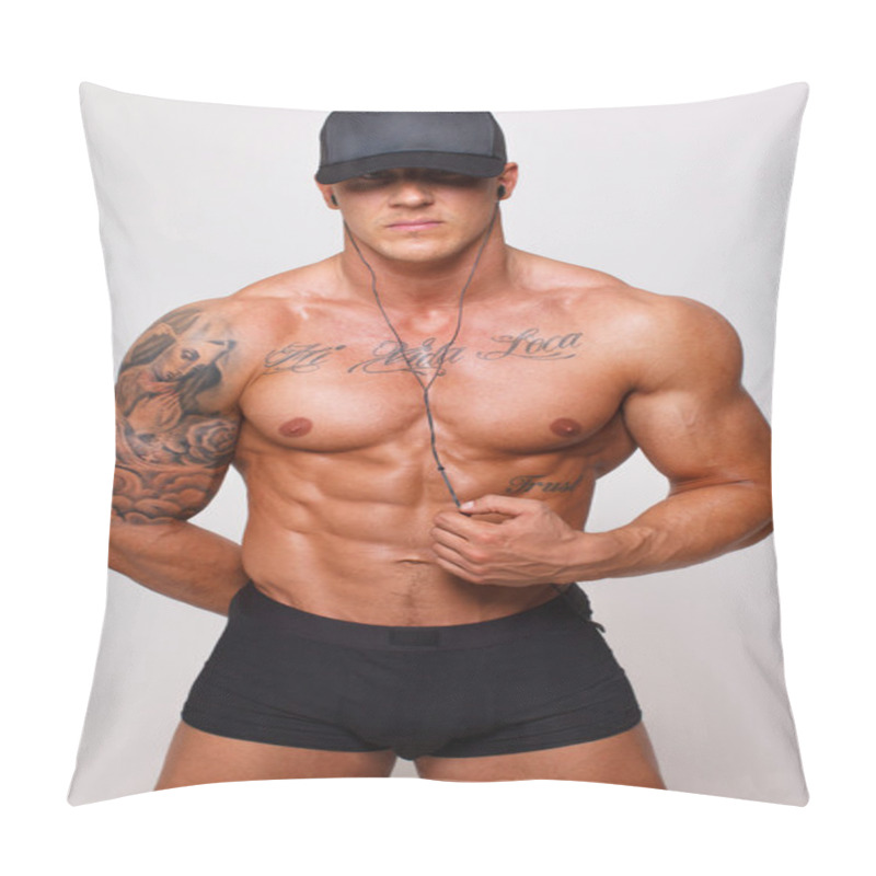 Personality  Hot Guy In Black Clothing Pillow Covers