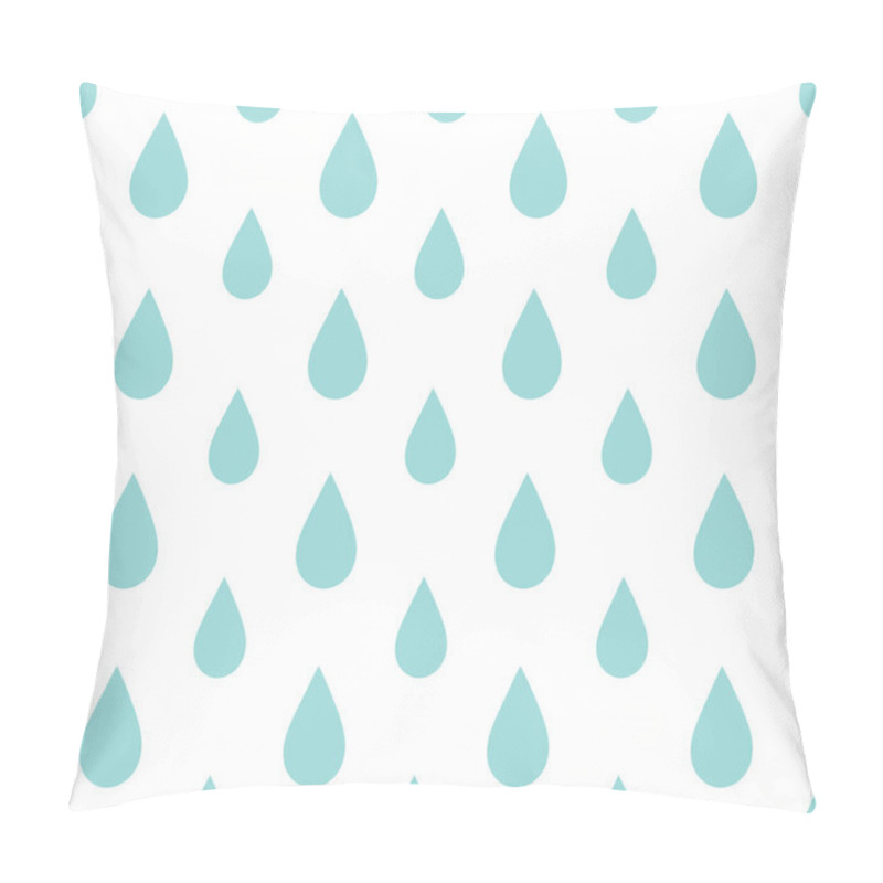 Personality  Rain Drops Seamless Pattern Pillow Covers