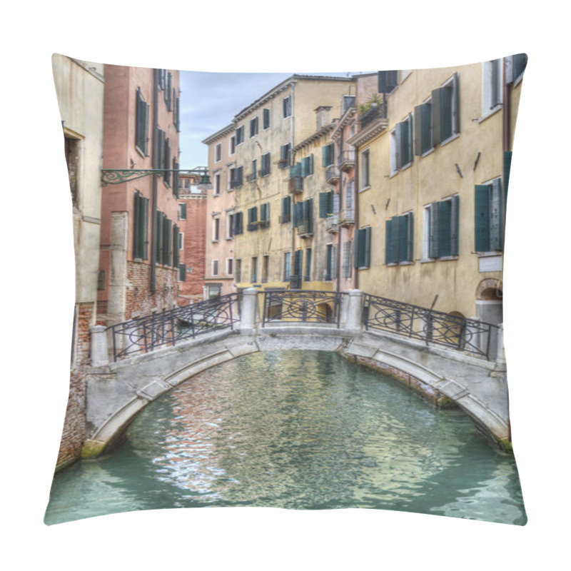 Personality  Little Bridge Across A Canal In Venice, Italy Pillow Covers