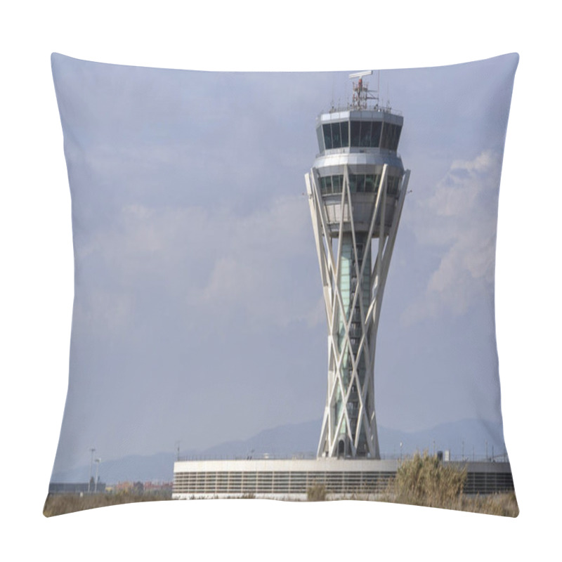 Personality  Madrid Airport Traffic Control Tower Pillow Covers