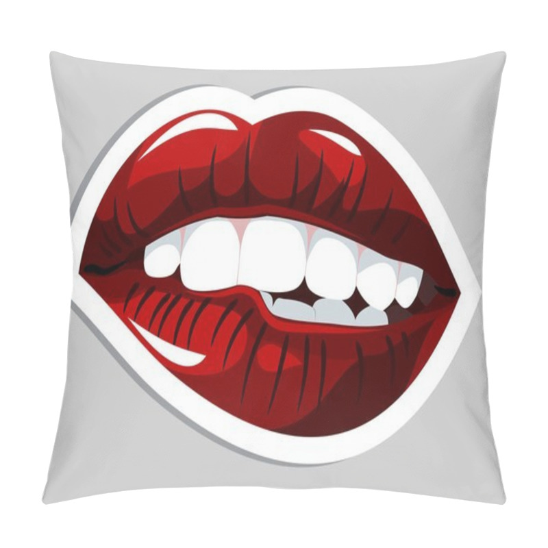 Personality  Beautiful, Sensual Female Lips Pillow Covers