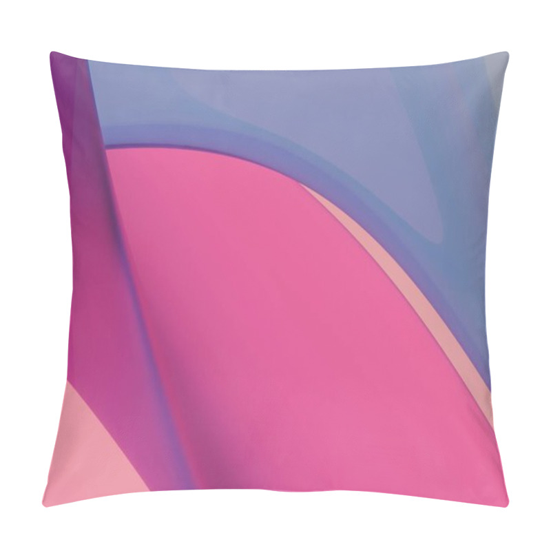 Personality  Abstract Swirls Of Pink And Purple Create A Vibrant, Flowing Composition. Pillow Covers