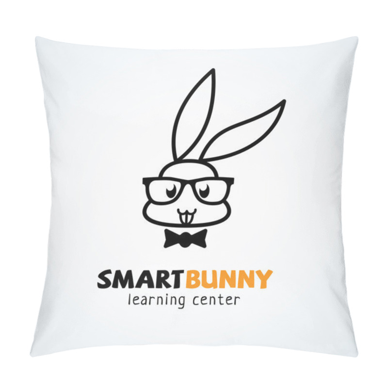 Personality  Smart Bunny Logo Pillow Covers