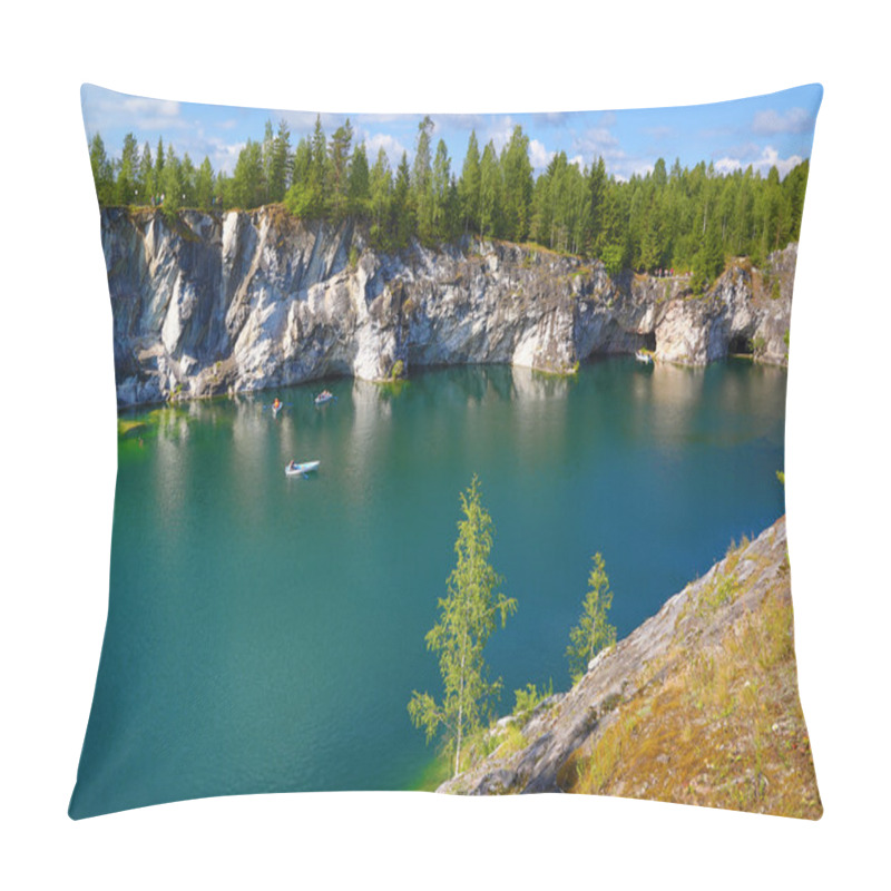 Personality  Marble Quarry In Ruskeala Pillow Covers