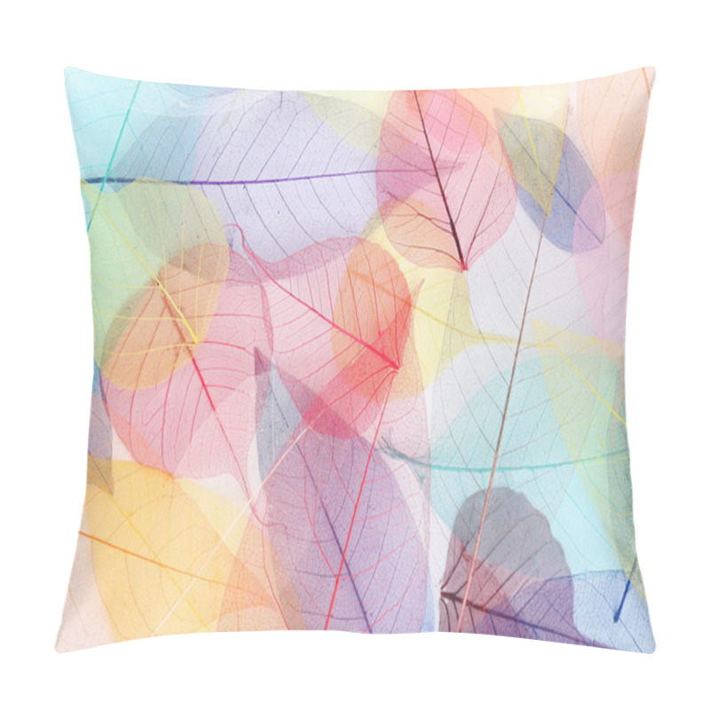 Personality  Skeleton Leaves Background Pillow Covers