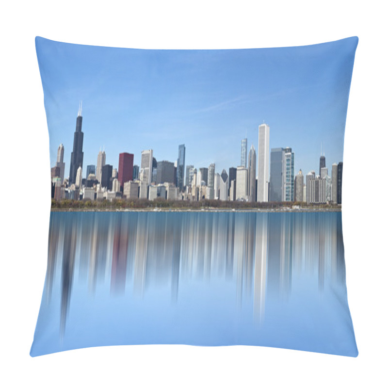 Personality  Dramatic Chicago Skyline, Illinois, USA Pillow Covers